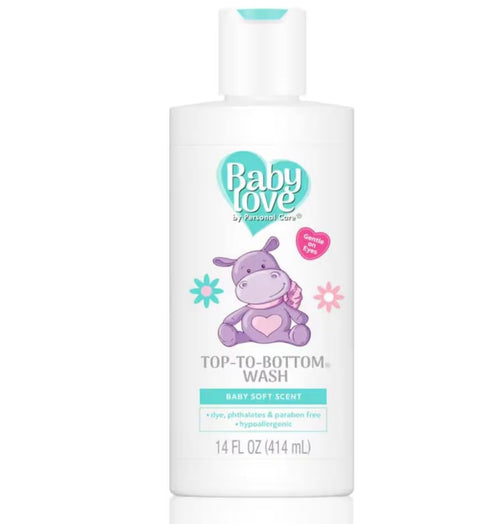 Generic Baby Love GENTLE WASH, dye, paraben free, SOFT BABY SCENT 14 FL