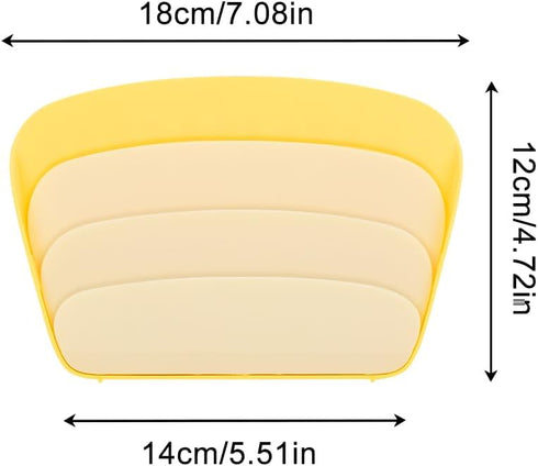 NEW NOAM 2pcs (Red&Yellow-05) Card Holders for Playing Cards with Tabletop Stand - Little Hands Card Holder for Kids