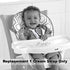 Replacement Part for Fisher-Price Space-Saver Highchair W4120, Includes 1 Cream Shoulder Strap, Fits Many Models