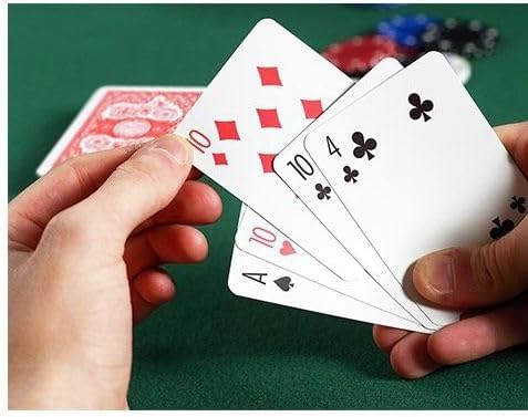 ATCUSA 100% Pure Plastic Playing Cards | HD Poker Deck for Outdoor Camping, Travel, and Card Games (12)