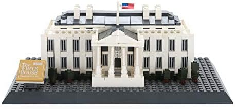 Apostrophe Games White House Building Block Set, 770 Pieces, Washington D.C. Architecture Model