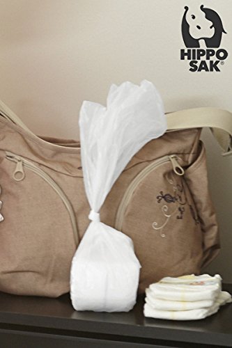 375 Count, Hippo Sak Diaper Disposal Bags, White