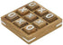 Handcrafted Gifts XO Blocks Tic Tac Toe Game - Wooden Family Board Games for All Occasions