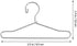 Toddmomy Black Felt Hangers, 10Pcs Mini Clothes Hangers for Doll Clothes, Ken Doll Accessories