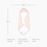 Cozy Light Pink Cotton Hooded Towel for Infants - Soft and Bath Time Essential
