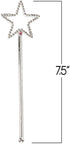 ArtCreativity Sparkly Star Wand, Bulk Pack of 24, 7.5 Inch Magic Toy Wands with Rhinestones, Princess Party Favors for