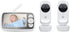 Motorola MBP483XL-2 4.3" Dual Camera Video Baby Monitor with Digital Zoom and Two Way Audio