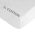 American Baby Company 100% Natural Cotton Fitted Crib Sheet, 52" x 28", White, for Boys and Girls