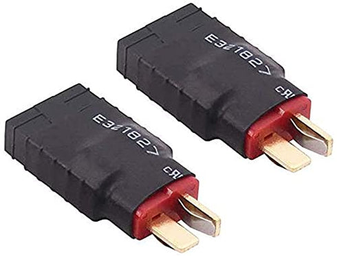 2Pair No Wires T Plug Male Female Adapter, Wireless Connector for RC FPV Drone Car Lipo NiMH Battery Charger ESC