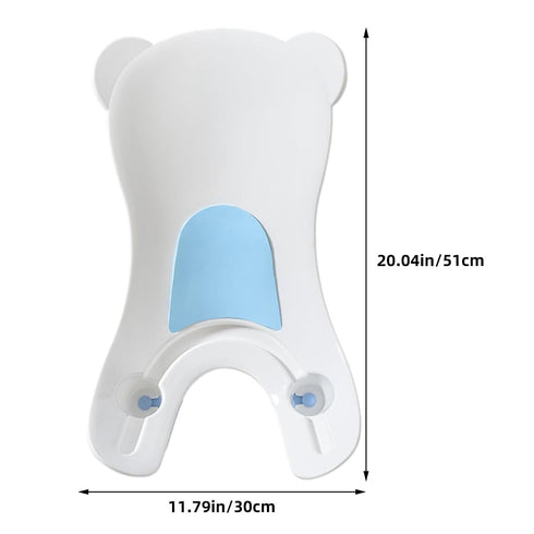 Totority Baby Wash Basin Ergonomic PP Material Newborn Toddler Portable Foldable Potty for Comfortable Bathing & Face