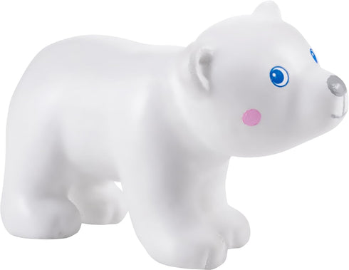 1.75" HABA Little Friends Polar Cub - Chunky Plastic Zoo Animal Toy Figure