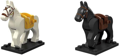 ALiquid Set 10 Custom Minifigure Horse for Lego Minifigures - Pcs