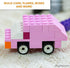Play Platoon 1100 Piece Building Bricks Play Set, 10 Colors, Includes Wheels, Tires, Axles, Windows & Door Pieces