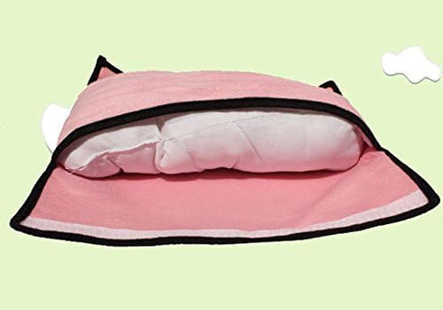 2 pcs Auto Pillow Car Safety Belt Protect - Shoulder Pad, Vehicle Seat Belt Cushion for Kids (Grey, Pink)