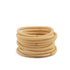 100 Pcs Baby Hair Ties, Gold Hair Bands for Thin Hair, No Metal Ponytail Holder for Kids