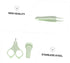 Set Anti-Pinch minkissy Baby Nail Clipper Safe Toddler Nail Scissors Portable Design for Newborn Care