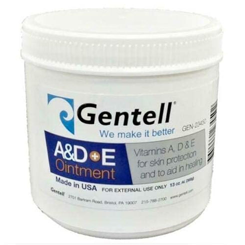 Gentell A & D Plus E Ointment, - 13 Oz. Jar - Medicinal