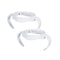 2 Pack Compatible Baby Bottle Handles for Philips Avent Natural Baby Bottles, Baby Bottle Holder, White
