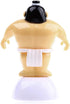 Yellow Sumo Wrestler Solar Power Swinging Car, Interior Dashboard Ornament Gift