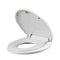 PandaEar Toilet Seat with Build-In Toddler Potty Training Seat, Round Toilet Seat