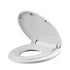 PandaEar Toilet Seat with Build-In Toddler Potty Training Seat, Round Toilet Seat