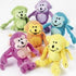 12 Neon Stuffed Animal Monkeys - Toys and Party Favors - Pieces
