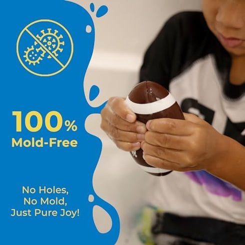 Mold-Free Bath Toys for Babies and Toddlers - Non-Squirting, BPA-Free, Safe Infant Bath Toys for Tub, Beach, Pool