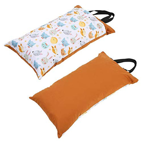 Waterproof,Reusable(EF160) Large Hanging Wet/Dry Pail Bag for Cloth Diaper,Inserts,Nappy, Laundry with Two Zippered