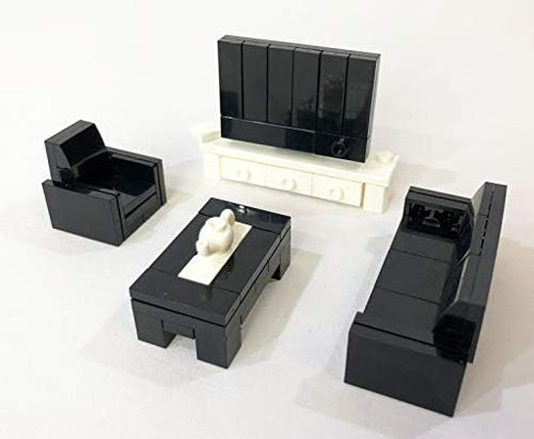 Brick Loot Toy Building Blocks Furniture Minifigure City Set, 236 Pieces, Compatible with Lego, for Adults & Kids Age 6+