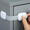 Child Safety Lock for Refrigerator, Cabinet, Drawer, Freezer & Door, 2 Extra Strong Adhesives, Pack of 4