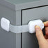 Child Safety Lock for Refrigerator, Cabinet, Drawer, Freezer & Door, 2 Extra Strong Adhesives, Pack of 4