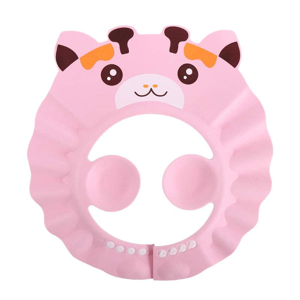 generic Baby Bath Hat, Cute Adjustable Baby Shower Shampoo Cap Safe Shower Bathing