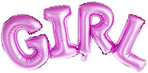 Boy and Girl Alphabet Letters Foil Mylar Balloons for Party Decoration
