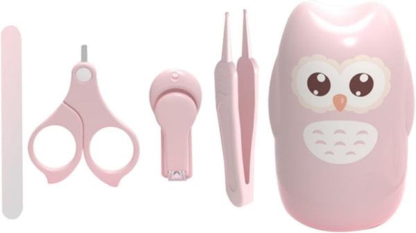 Nail Clipper Safe Manicure Grooming Kit with Comfortable Grip Lightweight Portable Case