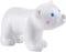 HABA Little Friends Polar Cub - 1.75" Chunky Plastic Zoo Animal Toy