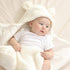 Baby Swaddle Blanket, Cute Cotton Plush Receiving Wraps for Boys Girls, Soft Newborn Sleeping for 0-6 Months