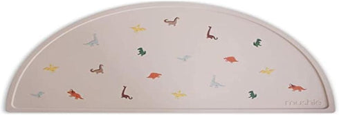 mushie Silicone Placemat for Kids - BPA-Free Non-Slip Design (Dinosaurs)