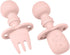Feeding Kit Stage 1+Stage 2, Self Feeding Utensils for Kids Ages 6 Months Plus