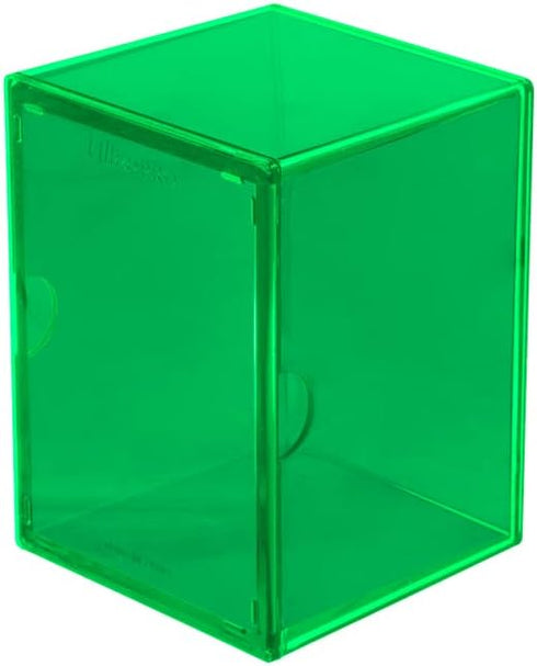Ultra Pro Eclipse 2-Piece Deck Box, Lime Green - For Pokemon, MTG, Baseball, Basketball, Football Card Storage