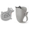 Skip Hop Soft Sink Baby Bath Tub and Rinse Cup, Moby Grey, 0-6 Months