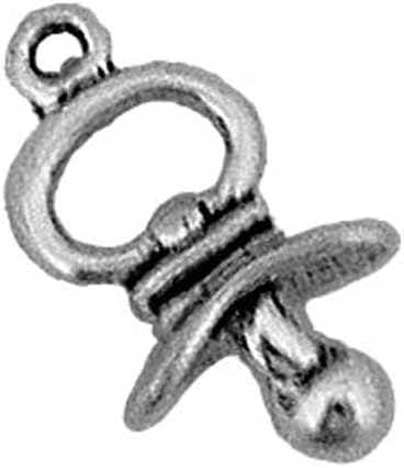 CharmCountry Sterling Silver Pacifier 3D Charm - Item #2782