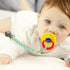 4 Pack Pacifier Clips for Boys Girls - MORIBOX Paci Clip Soothe Baby Binky Holder for Shower Birthday Gift