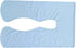 U-Shape Pregnancy Support Pillow Case Multi-Functional Body Cushion Cover for Side Sleeping Durable Washable Sky Blue