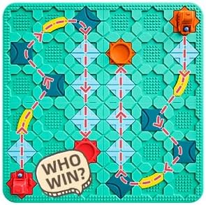 Logical Road Builder Games, STEM Family Board Game, Educational Smart Brain Teasers for Kids Age 4-8 Birthday Gifts