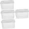 OUNONA Wipes Dispenser Ergonomic Storage Case for Refillable for Bathroom Bedroom and