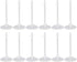 EXCEART 24pcs White Doll Stand Support Rack, Action Figure Display Rack for Doll Collection Decoration
