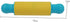 Toyvian 4pcs Painted Clay Rolling Pin Tools, Small Pastry Rolling Pin for Kids Playdough Kit