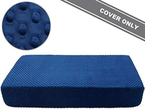 Super Soft Stretchy Fitted Crib Bed Sheet for Standard Crib and Toddler Mattress by BlueSnail (Dark Blue)