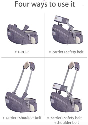 HHOCN Baby Hip Seat Carrier Baby Waist Stool with Waistband Extender for Child Infant Toddler with Adjustable Strap