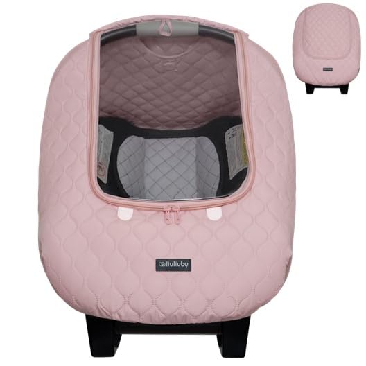 liuliuby Baby Car Seat Weather Shield | Warm Quilted Winter Cover with